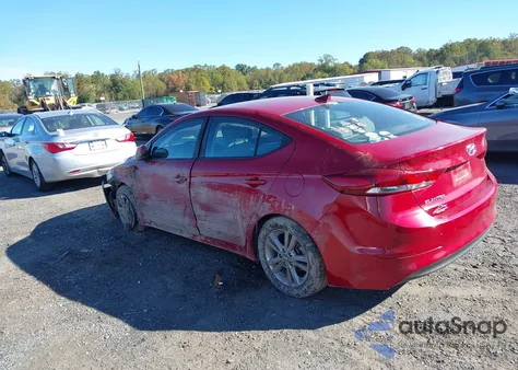 2018 Hyundai Elantra Value Edition z USA, uszkodzony, nr VIN KMHD84LF4JU526798